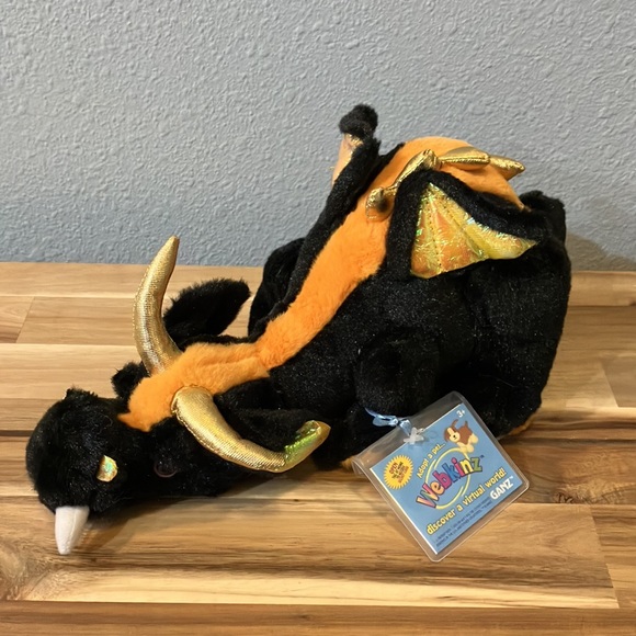 Rare Collectors Edition Webkinz Lava Dragon - Picture 2 of 4